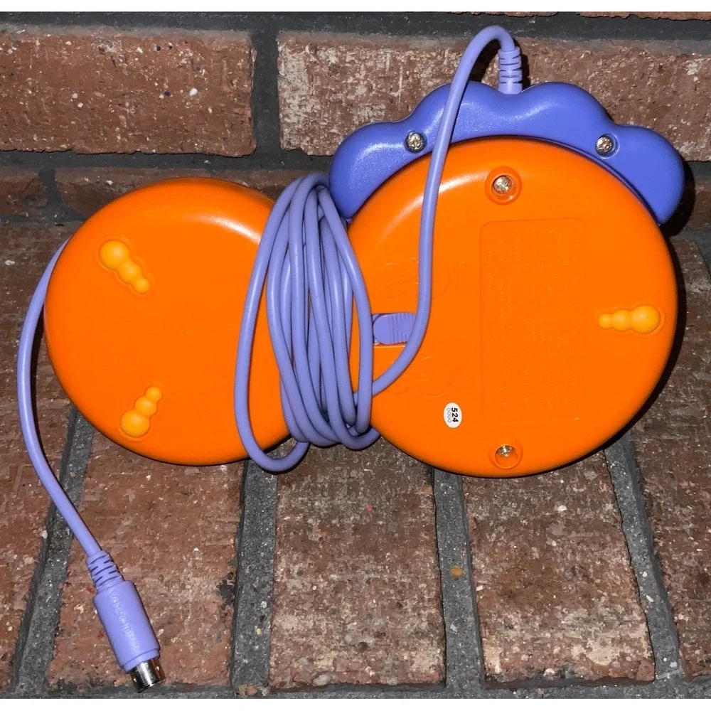 VTech V.Smile Learning Zone Joystick Controller Purple Orange Wired Gamepad